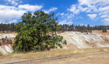 İspanya 'nın güneyindeki Huelva eyaletindeki Rio Tinto madeninde.