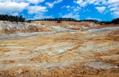 İspanya 'nın güneyindeki Huelva eyaletindeki Rio Tinto madeninde.