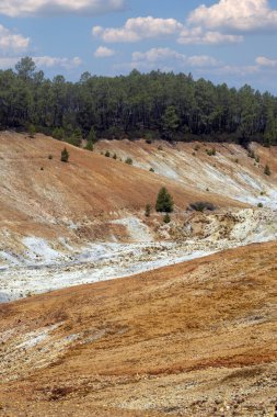 İspanya 'nın güneyindeki Huelva eyaletindeki Rio Tinto madeninde.