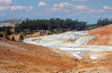 İspanya 'nın güneyindeki Huelva eyaletindeki Rio Tinto madeninde.