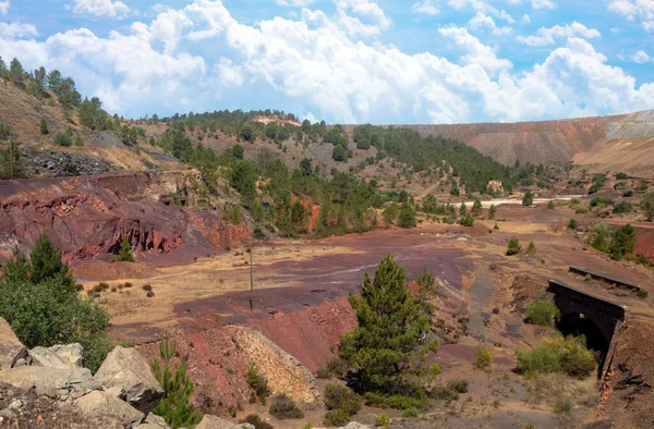 Miniera Rio Tinto Nella Provincia Huelva Nel Sud Della Spagna — Foto Stock