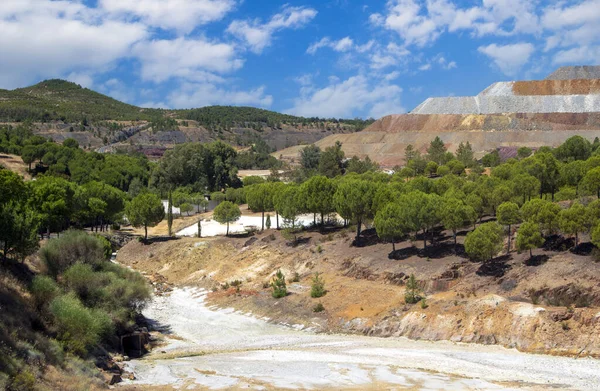 Důl Rio Tinto Provincii Huelva Jihu Španělska — Stock fotografie