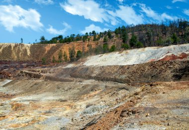 İspanya 'nın güneyindeki Huelva eyaletindeki Rio Tinto madeninde.