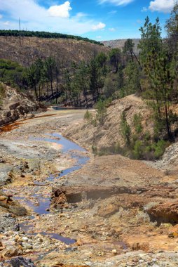 İspanya 'nın güneyindeki Huelva eyaletindeki Rio Tinto madeninde.