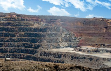 İspanya 'nın güneyindeki Huelva eyaletindeki Rio Tinto madeninde.