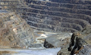 İspanya 'nın güneyindeki Huelva eyaletindeki Rio Tinto madeninde.