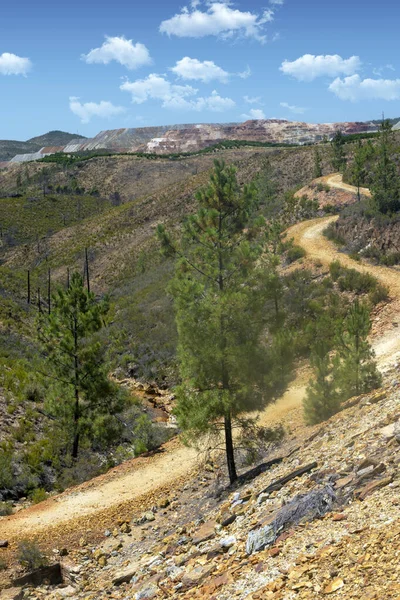 Důl Rio Tinto Provincii Huelva Jihu Španělska — Stock fotografie