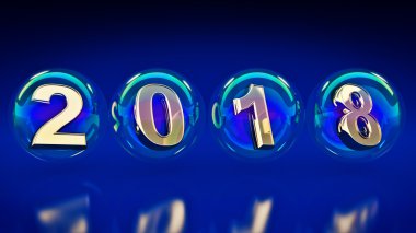 Kabarcıklar 2018. 3D render