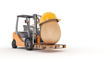 Emniyet ilk konsepti. 3D render