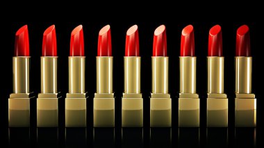 Kırmızı ruj. 3D render