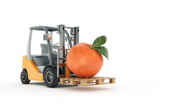 Mandalina ile modern forklifti