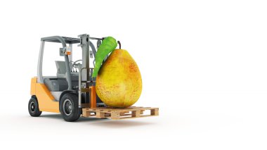 Armut ile modern forklifti