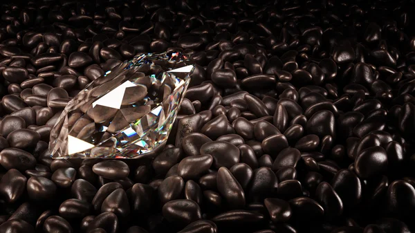 Diamond concept. 3d rendering — Stock Photo, Image