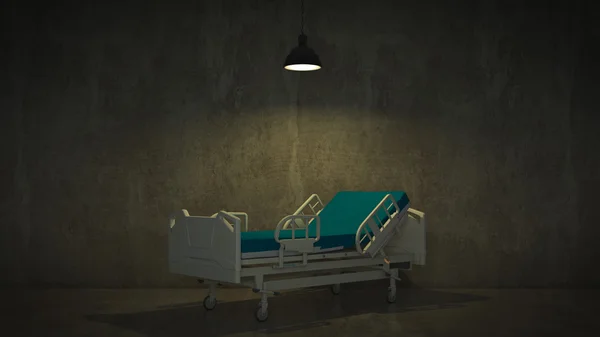 Sjukhussäng i ett rum — Stockfoto