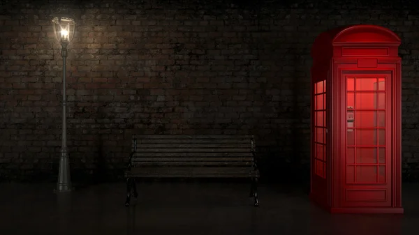 British Phone Booth in London — Stock Photo, Image