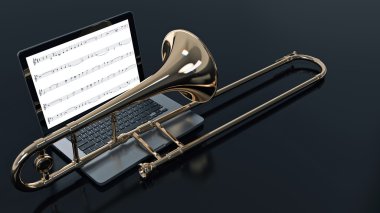 Trombon bilgisayarla