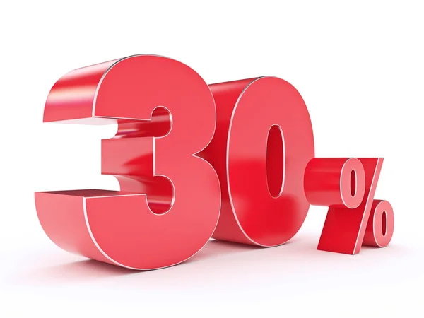 3D rendering of a 30 percent discount — Stock Photo, Image