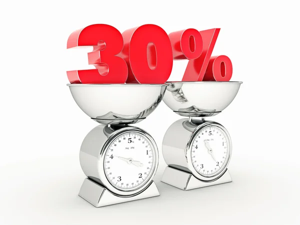 3D rendering of a 30 percent discount — Stock Photo, Image