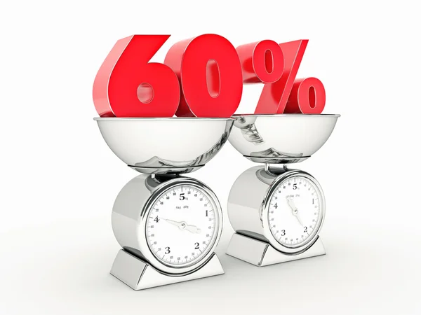 3D rendering of a 60 percent discount — Stock Photo, Image