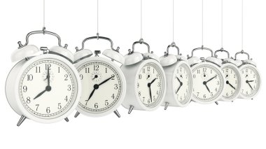Saat alarm 3d. Zaman kavramı.