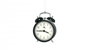 Saat alarm 3d. Zaman kavramı.