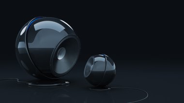 Küre hoparlör 3d