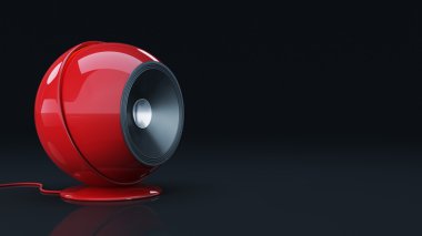 Küre hoparlör 3d