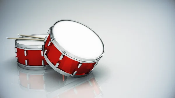 고립 된 베이스 드럼 — 스톡 사진