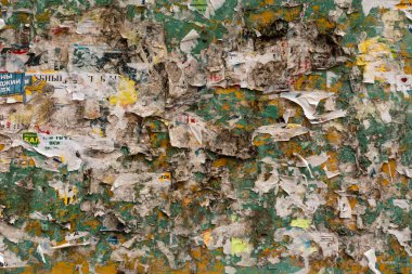 Eski duyuru panosunun dokusu