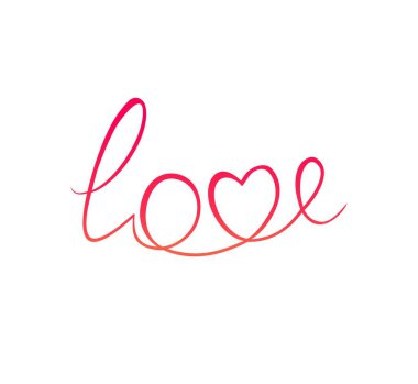 Harfleri severim. Tişört, tişört, sosyal medya afişi, sevgililer günü tebriği, sürekli metin içeren düğün kartı, beyaz üzerine izole edilmiş aşk.