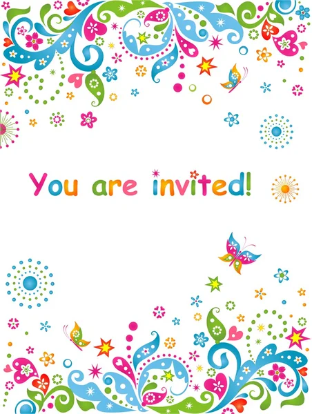 Conception D Invitation Anniversaire Images Vectorielles Conception D Invitation Anniversaire Vecteurs Libres De Droits Depositphotos