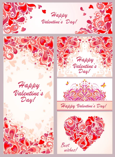 Sjablonen voor Valentines day — Stockvector