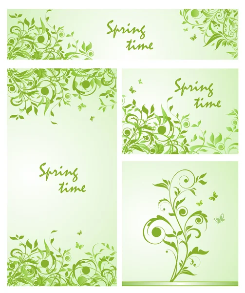 Spring design. Collection — Stock Vector