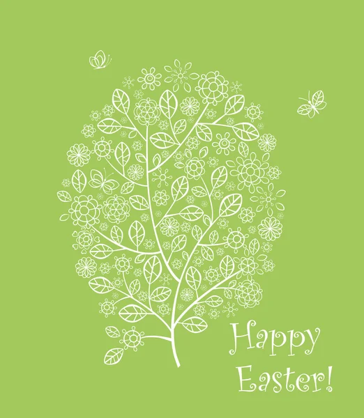 Easter tree — Stock Vector