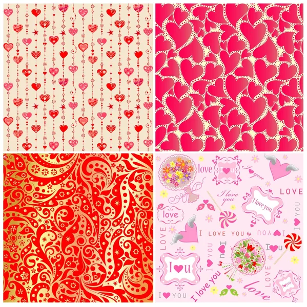 Wallpapers for Valentines day Vector Graphics