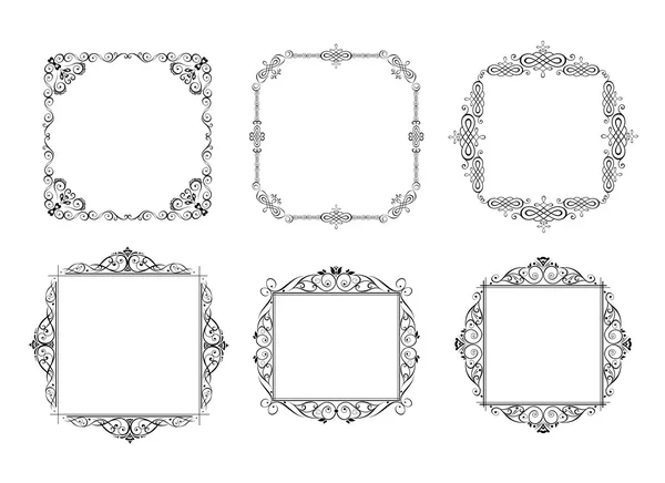 Vintage frames — Stock Vector