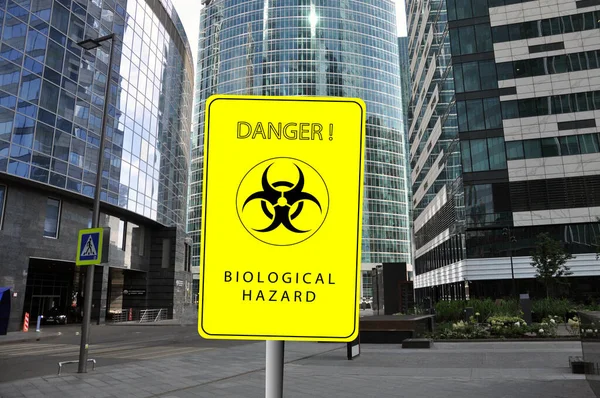 Deserted city during the COVID-19 pandemic — Stock Photo, Image