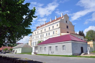 Pinsk, Belarus Cumhuriyeti: Eski Cizvitler Koleji 'nin inşası.
