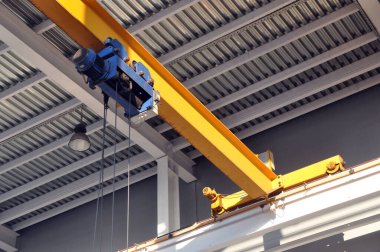 Metal yapıların üretimi için fabrika.