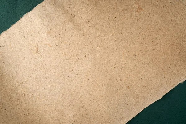 Craft paper texture background, Green and brown Mulberry paper background