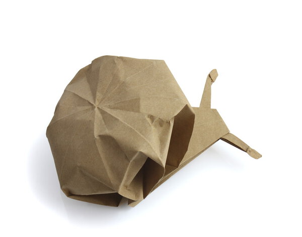 традиционная улитка оригами
