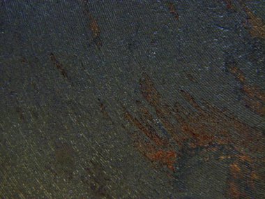 Grunge paslı koyu metal arka plan desenli panorama