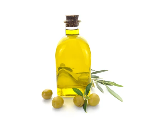 Bottiglia di olio d'oliva — Foto Stock