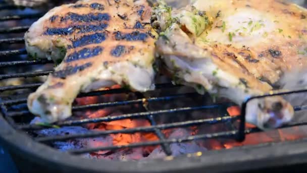 Cuisse de poulet grillée — Video