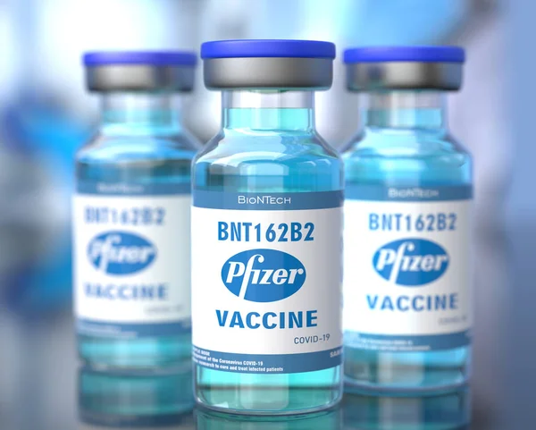 Duitsland Nov 2020 Het Door Pfizer Biontech Gezamenlijk Ontwikkelde Bnt162B2 — Stockfoto