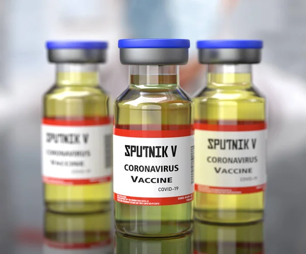 Rusko Nov 2020 Koronavirová Vakcína Nová Sputnická Vakcína Proti Infekcím — Stock fotografie