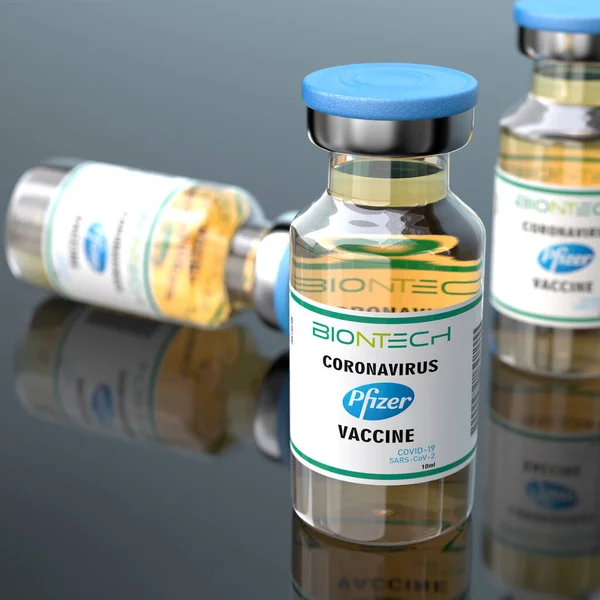 Německo Nov 2020 Bylo Zjištěno Covid Vakcína Vyvinutá Společně Společnostmi — Stock fotografie