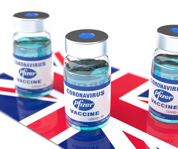 Dic 2020 Vakcína Covid Vakcína Pfizer Biontech Schválená Pro Použití — Stock fotografie
