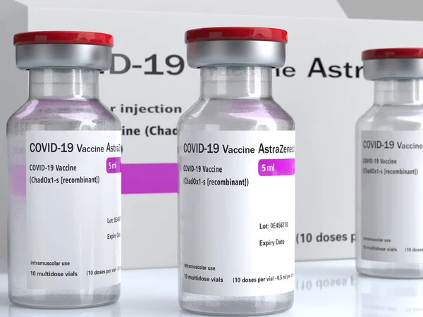 Italien Januar 2021 Astrazeneca Inc Stellt Impfstoff Gegen Das Covid — Stockfoto