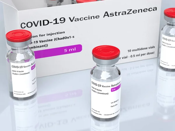 Italien Januar 2021 Astrazeneca Inc Stellt Impfstoff Gegen Das Covid — Stockfoto